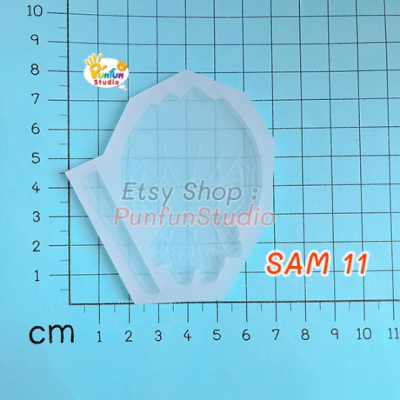 SAM 11 Sasuk Ninja Mold / Shiny anime Mold / + Sword / Silicone Mold