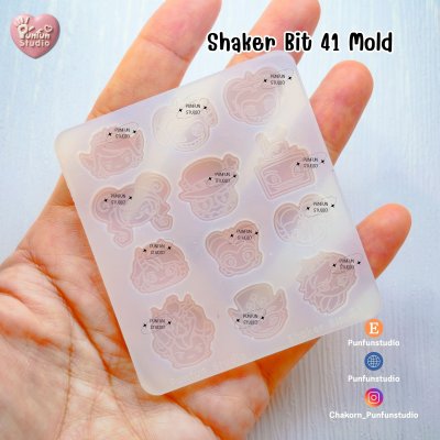 Shaker Bit 40, 41, 49  Hazbin Hotel Mold / 12 in 1 / Shaker bits mold / UV Resin Mold / Silicone Mold
