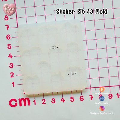 Shaker Bit 40, 41, 49  Hazbin Hotel Mold / 12 in 1 / Shaker bits mold / UV Resin Mold / Silicone Mold