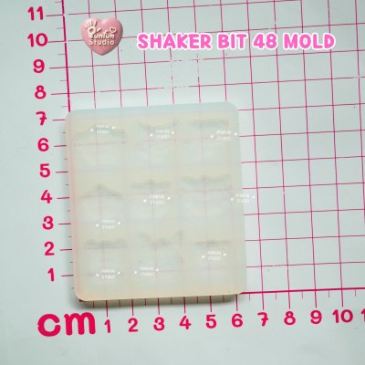 Shaker Bit Poke Mix Mold / 12 in 1 / 42, 43, 44, 45, 46, 48 / Shaker bits mold / UV Resin Mold / Silicone Mold