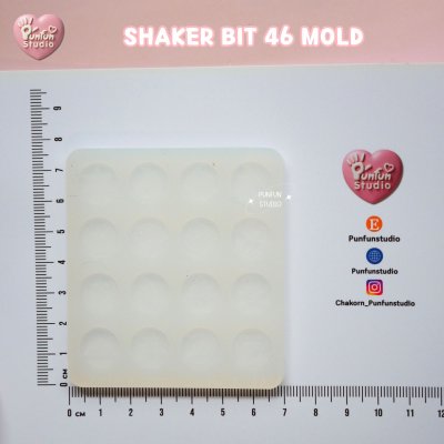 Shaker Bit Poke Mix Mold / 12 in 1 / 42, 43, 44, 45, 46, 48 / Shaker bits mold / UV Resin Mold / Silicone Mold