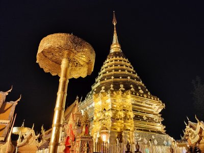Doi Suthep Temple at afternoon