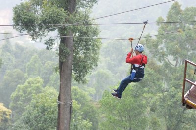 Extream Zipline @ Kingkong Smile and Dip In Hot Spring
