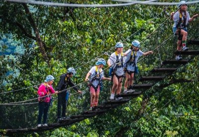 Extream Zipline @ Kingkong Smile and Dip In Hot Spring
