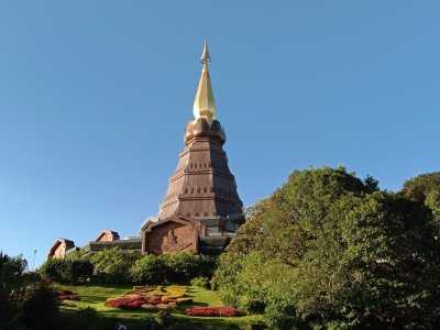 Doi Inthanon at afternoon and Hiking