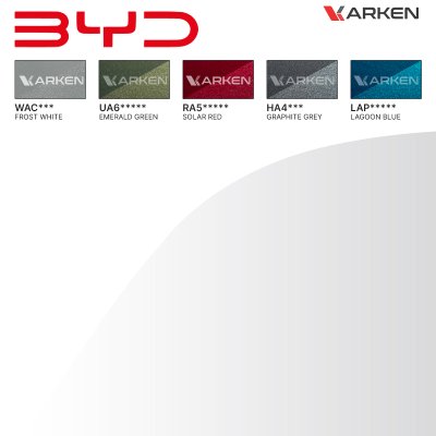 สีพ่นรถยนต์ 2K KARKEN สำหรับ BYD (บีวายดี) ขนาด 1 ลิตร | เฉดสีตรงรุ่นจากโรงงาน พ่นง่าย แห้งไว