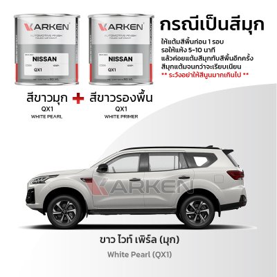 สีแต้มรถยนต์ 2K KARKEN สำหรับ Nissan Terra (นิสสัน เทอร์ร่า) | เฉดสีตรงรุ่นจากโรงงาน แต้มง่าย แห้งไว