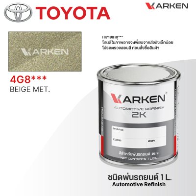 KARKEN 2K Car Paint for Toyota – 1 Liter High-Quality Automotive Coating
