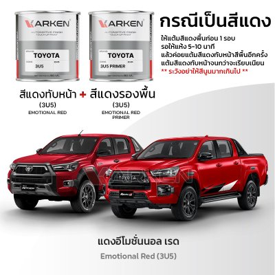 KARKEN 2K Touch-Up Paint for Toyota Hilux Revo | Easy Application, Fast Drying, Professional Finish