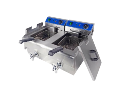 เตาทอดไฟฟ้าตั้งโต๊ะ ขนาด 20 ลิตร 2 หลุม