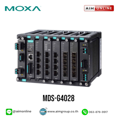 MOXA รุ่น MDS-G4028