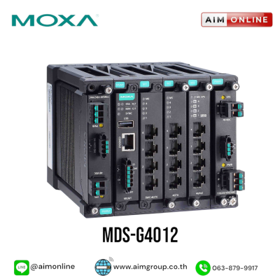 MOXA รุ่น MDS-G4012