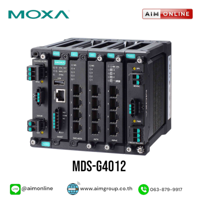 MOXA รุ่น MDS-G4012