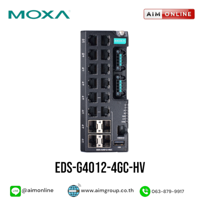 MOXA รุ่น EDS-G4012-4GC-HV