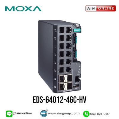 MOXA รุ่น EDS-G4012-4GC-HV