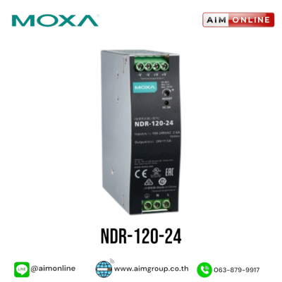 MOXA รุ่น NDR-120-24