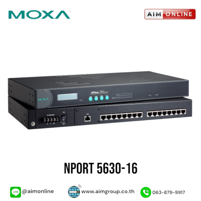MOXA รุ่น NPort 5630-16