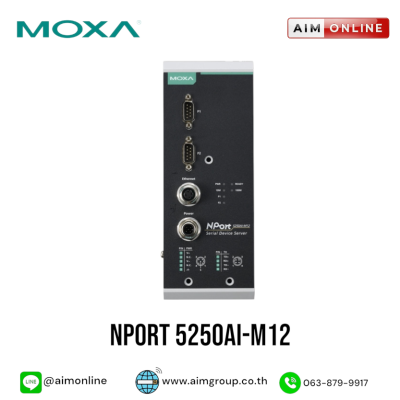 MOXA รุ่น NPort 5250AI-M12