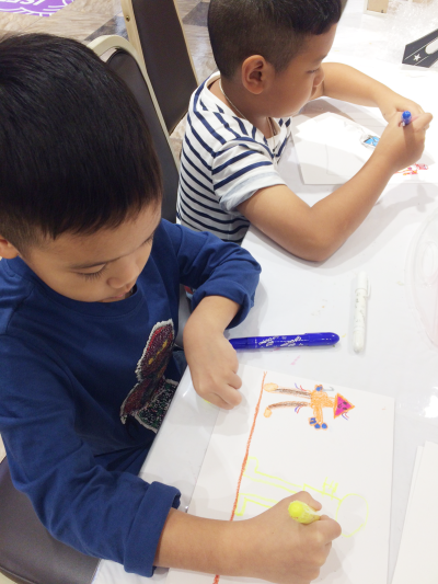 ภาพกิจกรรม Workshop ศิลปะสนุกๆสำหรับคุณหนู