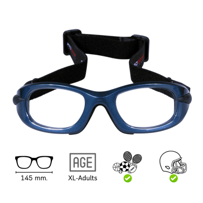 PROGEAR EYEGUARD EG XL 1041 Col.6 แว่นกีฬาหน้ากว้างสำหรับผู้ใหญ่