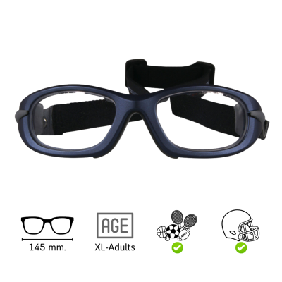 PROGEAR EYEGUARD EG XL 1041 Col.20 Wide-front sports glasses for adults