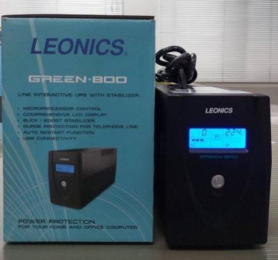 LEONICS UPS รุ่น GREEN-800 ขนาด 800 VA 480 WATT