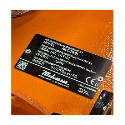 MIKASA เครื่องตบดินเรียบ รุ่น MVC-T90H