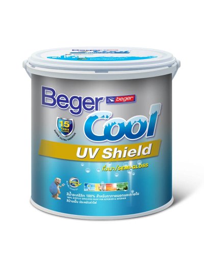 เบเยอร์คูล ยูวี ชิลด์ ชนิดกึ่งเงา / BegerCool UV Shield Semi-Gloss