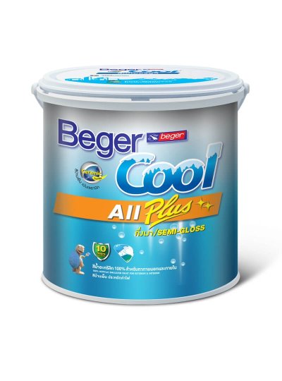 เบเยอร์คูล ออล พลัส 10 ชนิดกึ่งเงา / BegerCool All Plus 10 Semi-Gloss