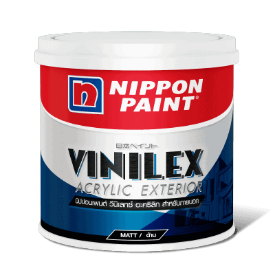 วีนิเลกซ์ อะคริลิก สำหรับภายนอก ด้าน / Vinilex Acrylic Exterior Matt