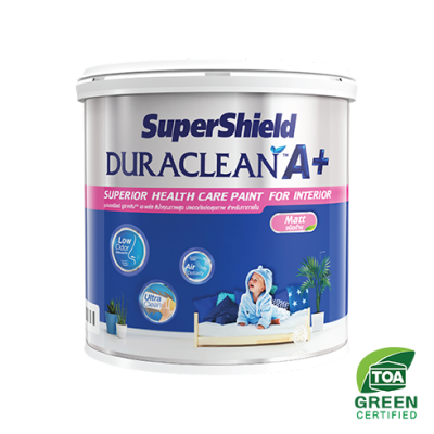 ซุปเปอร์ชิลด์ ดูราคลีน เอ พลัส ชนิดด้าน / SuperShield Duraclean A+ Matt