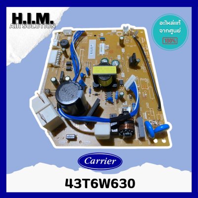 43T6W630 แผงวงจรแอร์ Carrier แผงบอร์ดแอร์แคเรียร์ บอร์ดคอยล์เย็น รุ่น 42TSGS013-713, RAS-13PKSG-T1