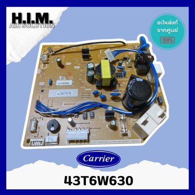 43T6W630 แผงวงจรแอร์ Carrier แผงบอร์ดแอร์แคเรียร์ บอร์ดคอยล์เย็น รุ่น 42TSGS013-713, RAS-13PKSG-T1