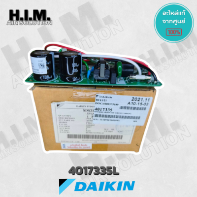 4017335 / 4017335L แผงวงจรแอร์ Daikin แผงบอร์ดแอร์ไดกิ้น แผงบอร์ดคอยล์เย็น รุ่น FTKC09QV2S, FTKC09RV2S