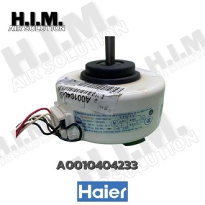 A0010404233 มอเตอร์คอยล์เย็นไฮเออร์ อะไหล่แอร์ ของแท้จากศูนย์ HAIER