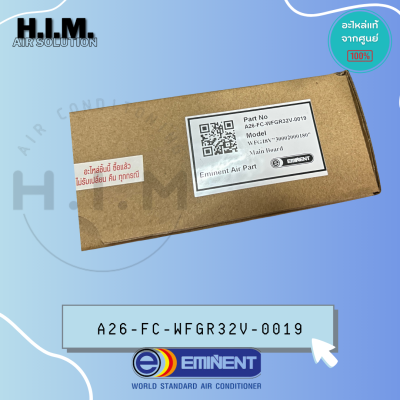 A26-FC-WFGR32V-0019 บอร์ดคอยล์เย็น PCB indoor EMINENT บอร์ดแฟนคอยล์ อิมิเน้นท์ WFG18V "30002000180"