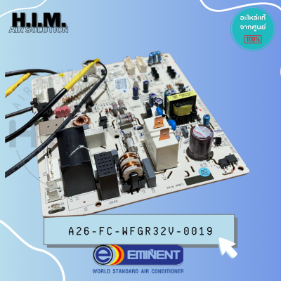A26-FC-WFGR32V-0019 บอร์ดคอยล์เย็น PCB indoor EMINENT บอร์ดแฟนคอยล์ อิมิเน้นท์ WFG18V "30002000180"