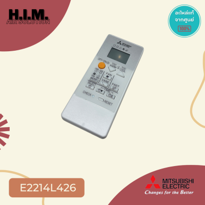 E2214L426 รีโมทแอร์ Mitsubishi Electric รีโมทแอร์มิตซูบิชิ (RH19B) รีโมทแอร์ ของแท้ศูนย์