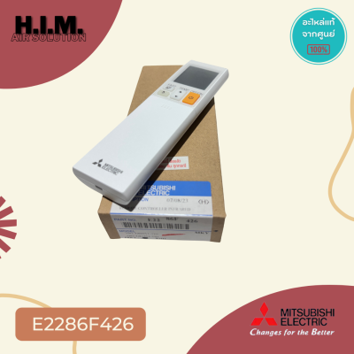 E2286F426 รีโมทแอร์ Mitsubishi Electric รีโมทแอร์มิตซูบิชิ (ZH18B) รีโมทแอร์ ของแท้ศูนย์