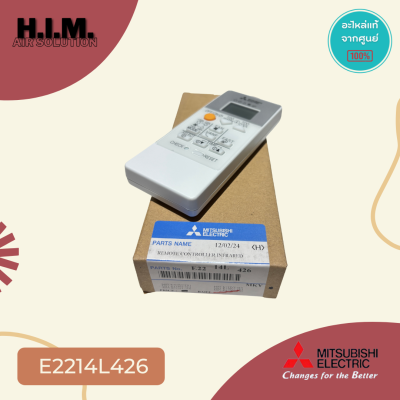 E2214L426 รีโมทแอร์ Mitsubishi Electric รีโมทแอร์มิตซูบิชิ (RH19B) รีโมทแอร์ ของแท้ศูนย์