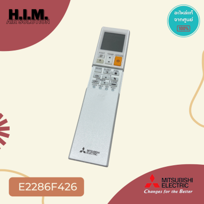 E2286F426 รีโมทแอร์ Mitsubishi Electric รีโมทแอร์มิตซูบิชิ (ZH18B) รีโมทแอร์ ของแท้ศูนย์