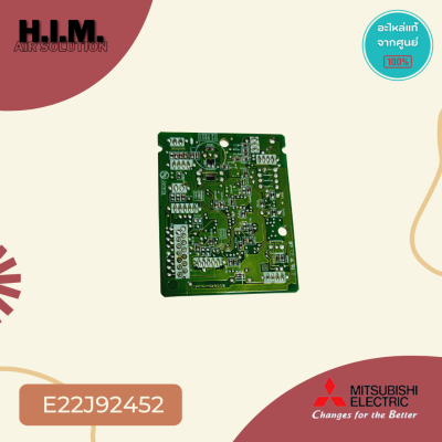 E22J92452 แผงรับสัญญาณรีโมทแอร์ Mitsubishi Electric ตัวรับสัญญาณแอร์มิตซูบิชิ รุ่น MS-GJ09VA-T1
