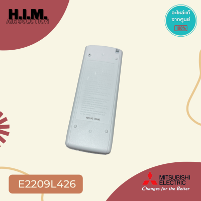 E2209L426 รีโมทแอร์ Mitsubishi Electric รีโมทแอร์มิตซูบิชิ (KH19C) รีโมทแอร์ ของแท้ศูนย์