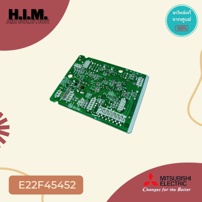 E22F45452 แผงรับสัญญาณรีโมทแอร์ Mitsubishi Electric ตัวรับสัญญาณแอร์มิตซูบิชิ รุ่น MS-SGG09VC, MS-SGF09VC
