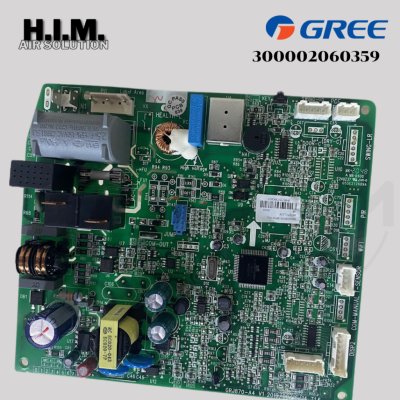 300002060359 แผงวงจรแอร์ GREE แผงบอร์ดคอยล์เย็น แอร์กรี รุ่น GWC15ACD-K6DNA5A/I, GWC18ACD-K6DNA5E/I