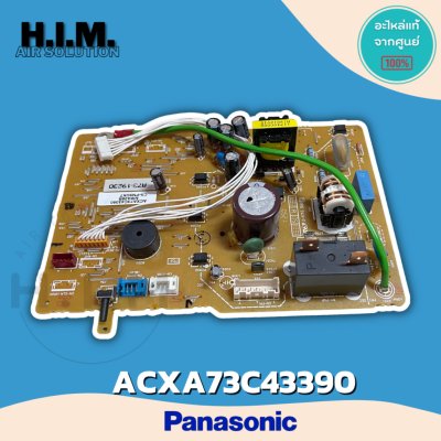 ACXA73C43390 แผงบอร์ดแอร์พานาโซนิค แผงบอร์ดคอยล์เย็น  อะไหล่แท้จากศูนย์Panasonic