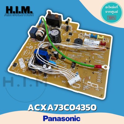 ACXA73C04350 แผงบอร์ดแอร์พานาโซนิค แผงบอร์ดคอยล์เย็น  อะไหล่แท้จากศูนย์Panasonic