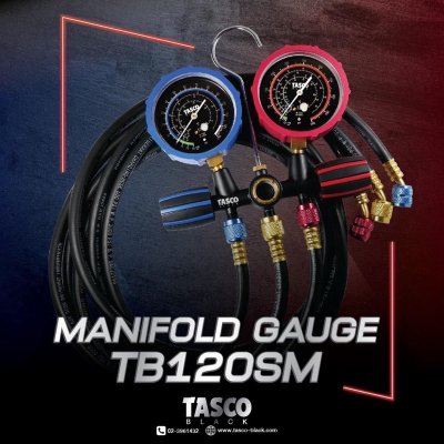 เกจวัดน้ำยาแอร์ Tasco ใช้รุ่นTB120SM สำหรับน้ำยา R22,R134 ราคาถูกสุดคุ้มค่าสุดพรีเมี่ยม