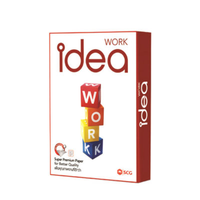 กระดาษถ่ายเอกสาร A3 80 แกรม IDEA WORK (500แผ่น/รีม)