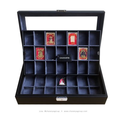 Amulet storage วัสดุเกรด A กล่องพระ กล่องใส่พระเครื่อง กล่องใส่เครื่องราง กล่องใส่วัตถุมงคล กล่องใส่พระเหรียญ กล่องสะสมพระ กล่องสะสมเหรียญ กล่องใส่เหรียญเก่า  ของขวัญขึ้นบ้านใหม่ ของขวัญให้ผู้ใหญ่ งานสวย คุณภาพเยี่ยม TEL. 093-6699642 Line: @charanyagroup